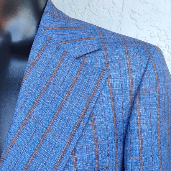 Manstyle Vintage 70's Check/Plaid Lux Blazer - Picture 17 of 17